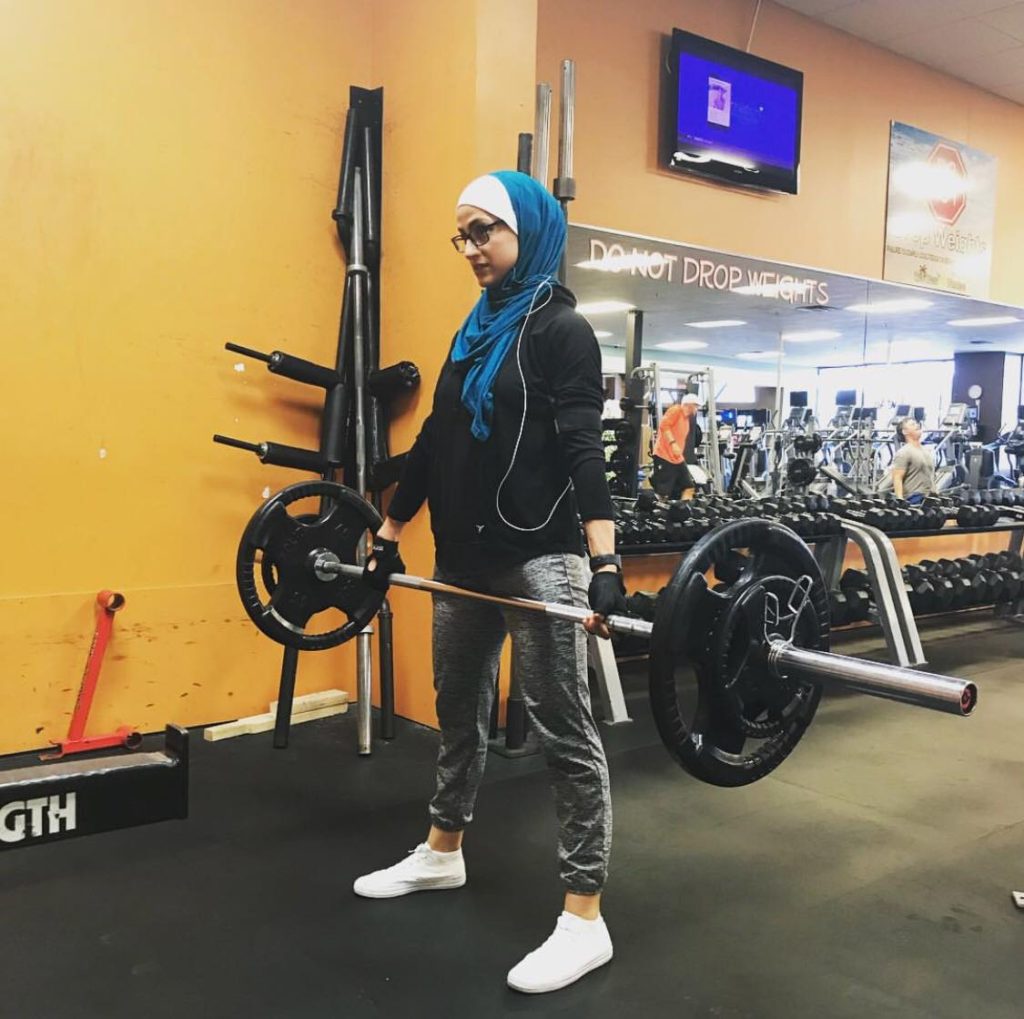 Lift Like A Woman! Be inspired by Rana Alsharif and return to gym today.